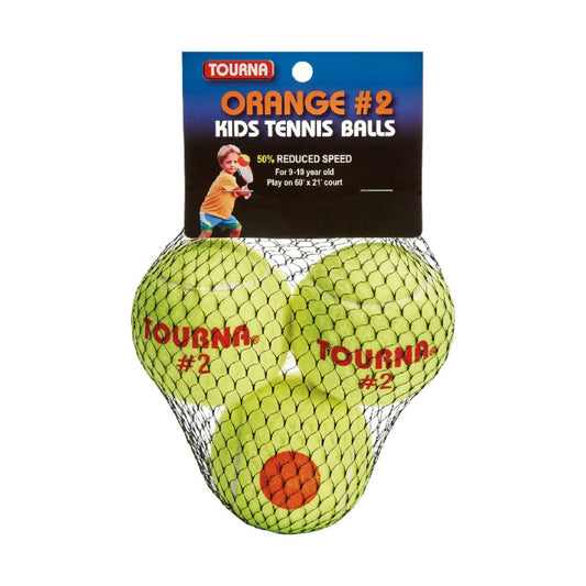 Tourna Orange #2 Kids Tennis Balls
