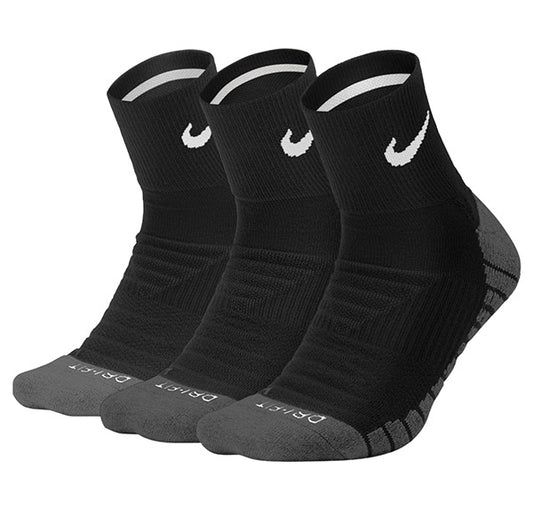Nike Everyday Cushion Max Ankle Sock (3x) (Black)