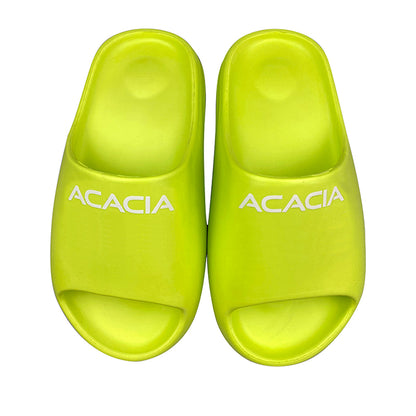 Acacia Apres Recovery Slides (Unisex) (Lime) Sandalias