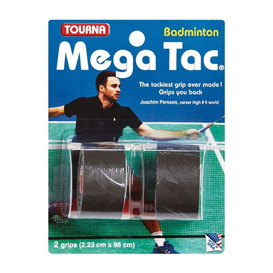 Tourna Mega Tac Badminton x2 (Black)