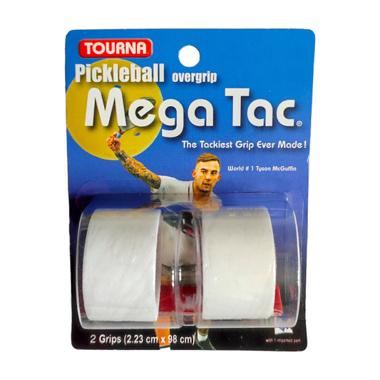 Tourna Pickleball Mega Tac (White) x2 Overgrip