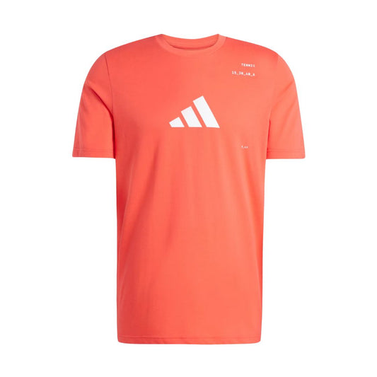 Adidas Kids' Tennis Category Graphic Tee Red