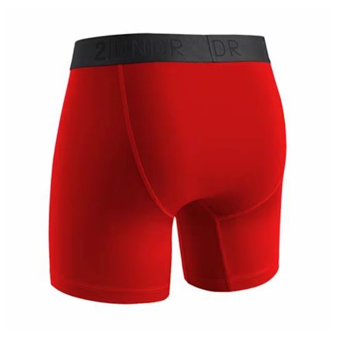 2UNDR Power Shift Boxer Brief Crimson