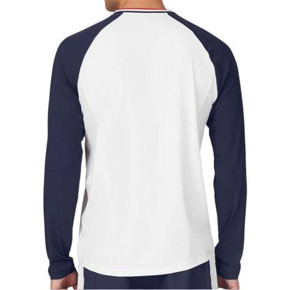 Fila Essentials Heritage Long Sleeve Top White/Navy