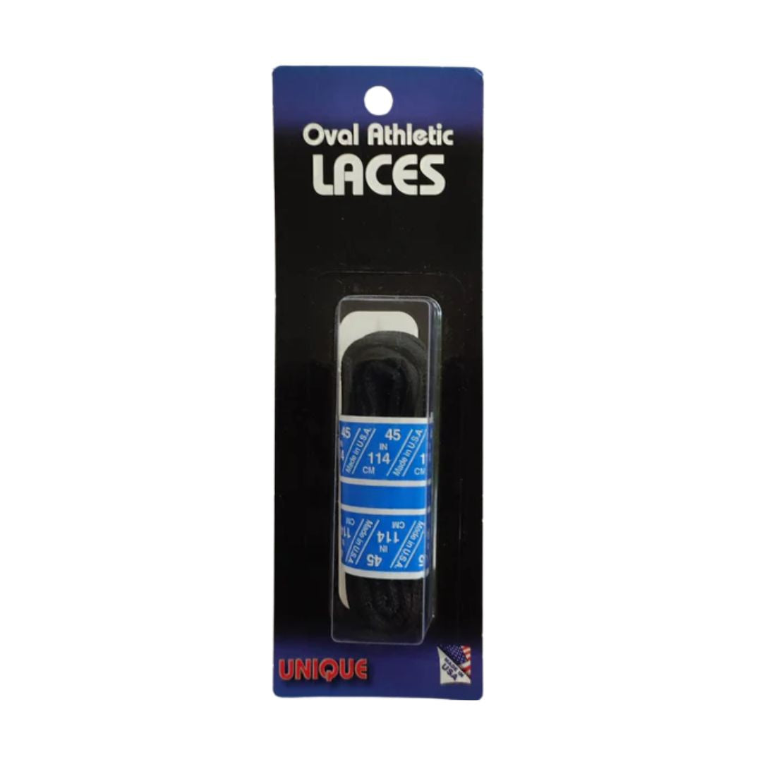Oval Athletic Laces 45 in | 114 cm Black