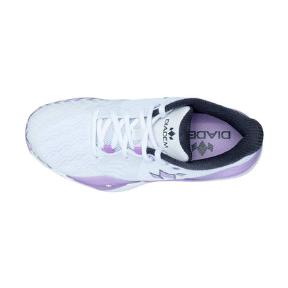 Diadem Court Burst Women White/Purple