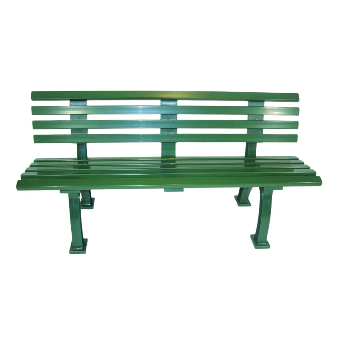 5' Courtsider Bench Green