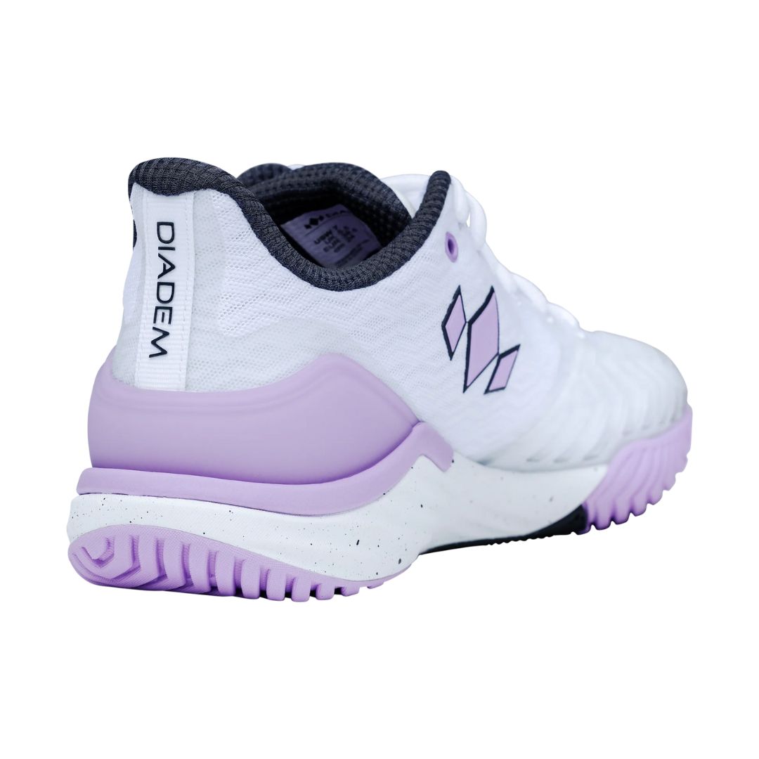 Diadem Court Burst Women White/Purple