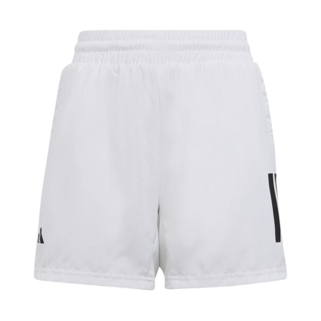 Adidas Boys Club 3 Stripe Short White