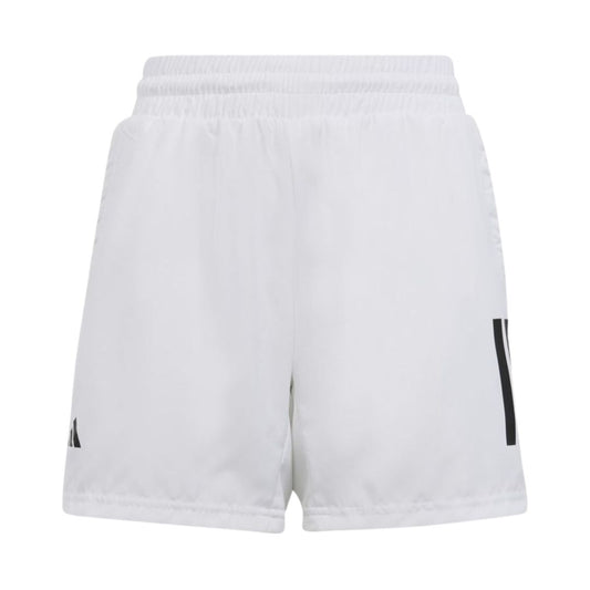 Adidas Boys Club 3 Stripe Short White