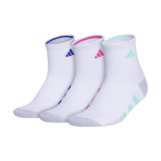 Adidas Women's Cushioned 3.0 3-Pack Quarter Colors