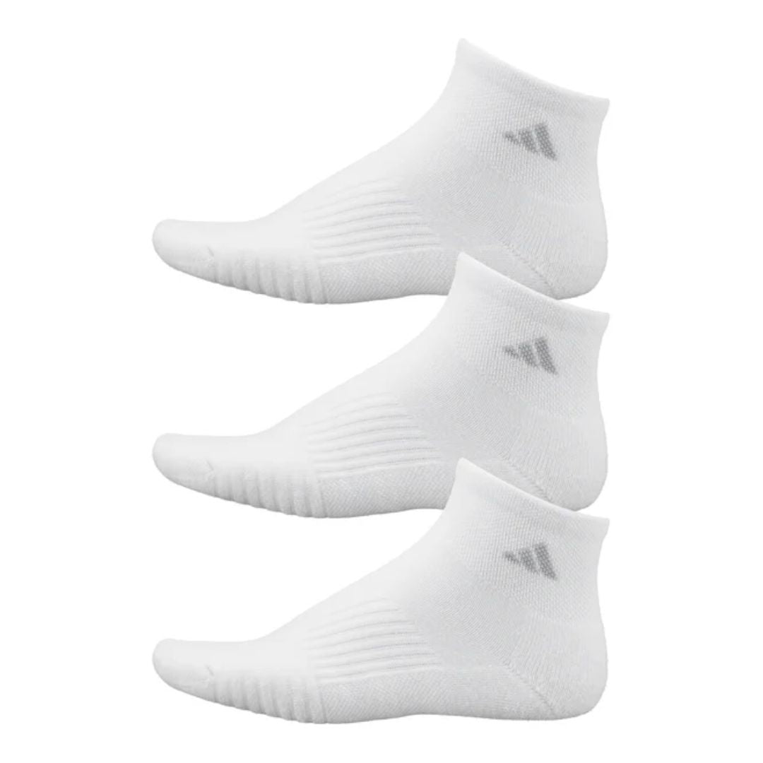 Adidas Women's Cushioned 3.0 3-Pack Quarter M White