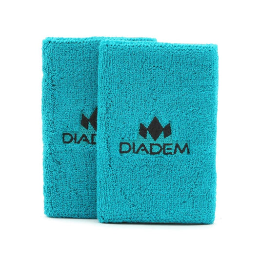 Diadem Wristbands 5.0" Double Wide Teal