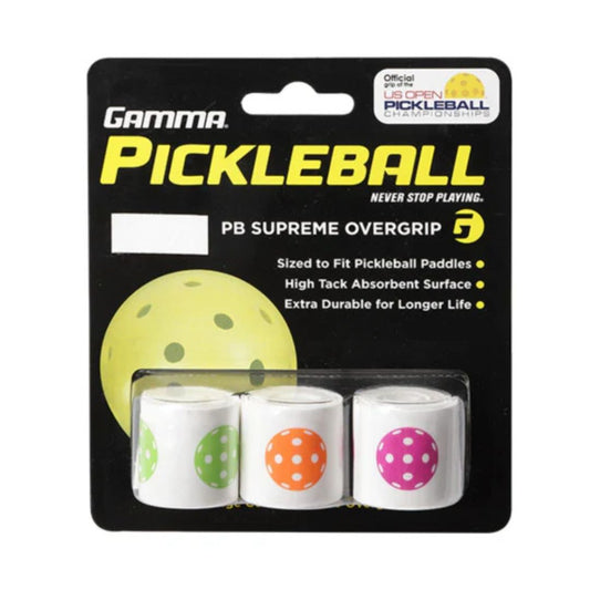 Gamma Pickleball Supreme Overgrip balls