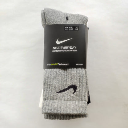 Nike 3 Pack Everyday Cushioned Socks Multicolor