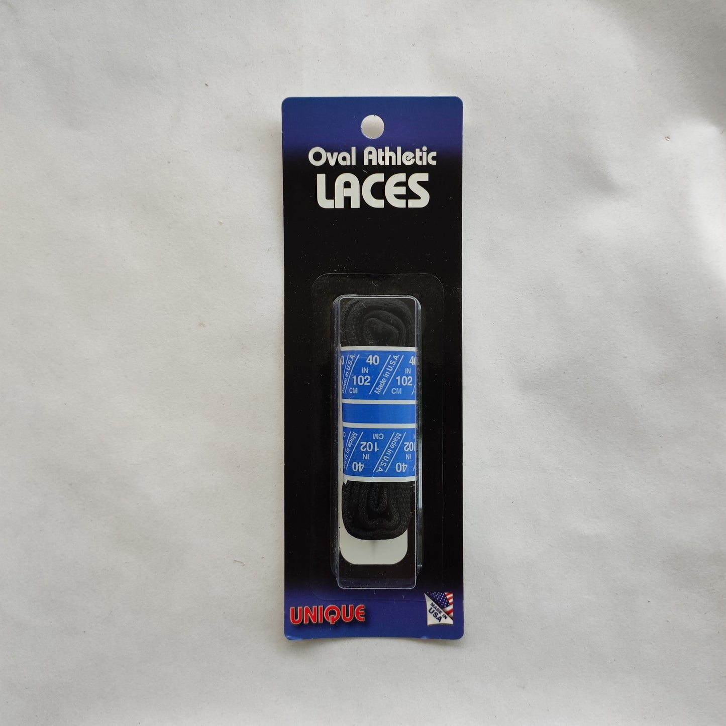 Oval Athletic Laces 40 cm Black