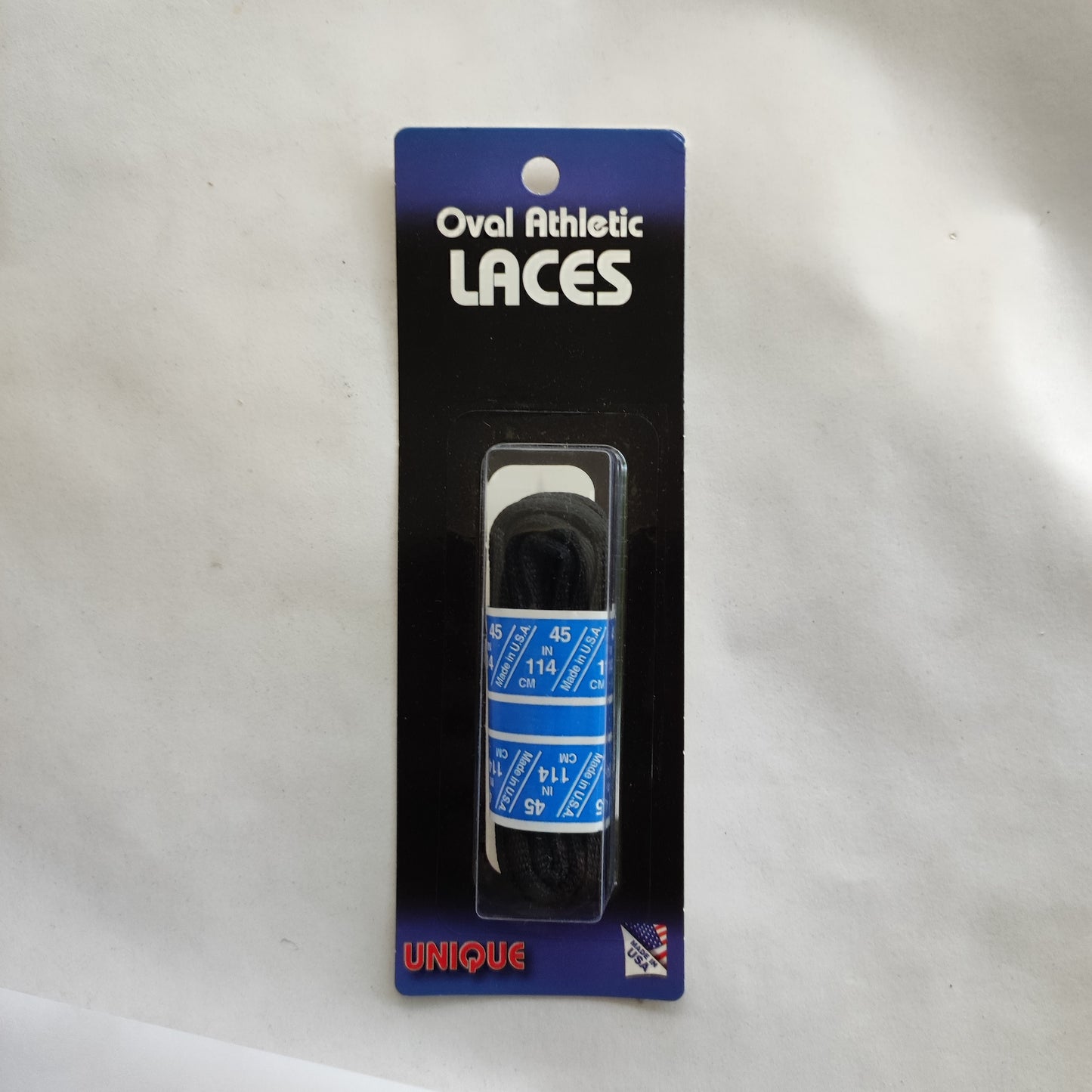 Oval Athletic Laces 45 in / 114 cm Black