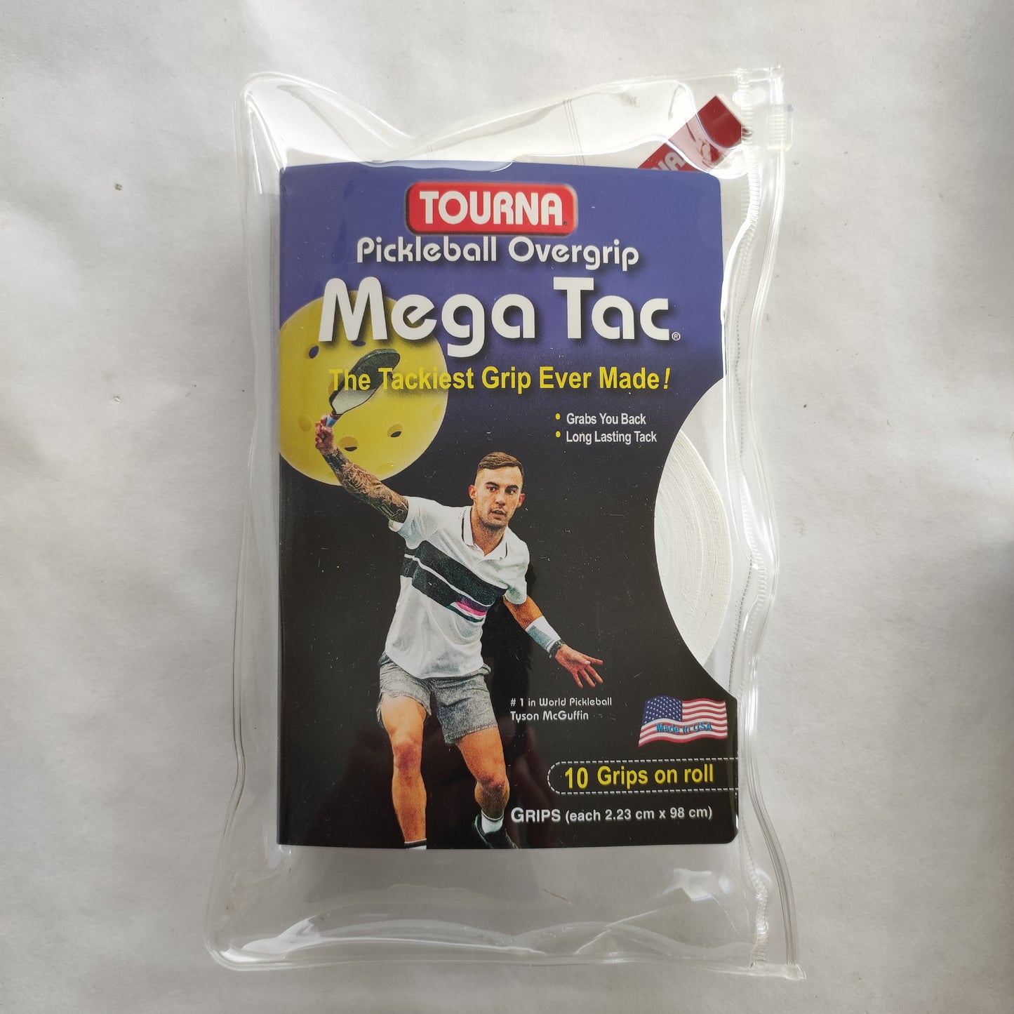 Tourna Mega Tac Pickleball 10-Pack White