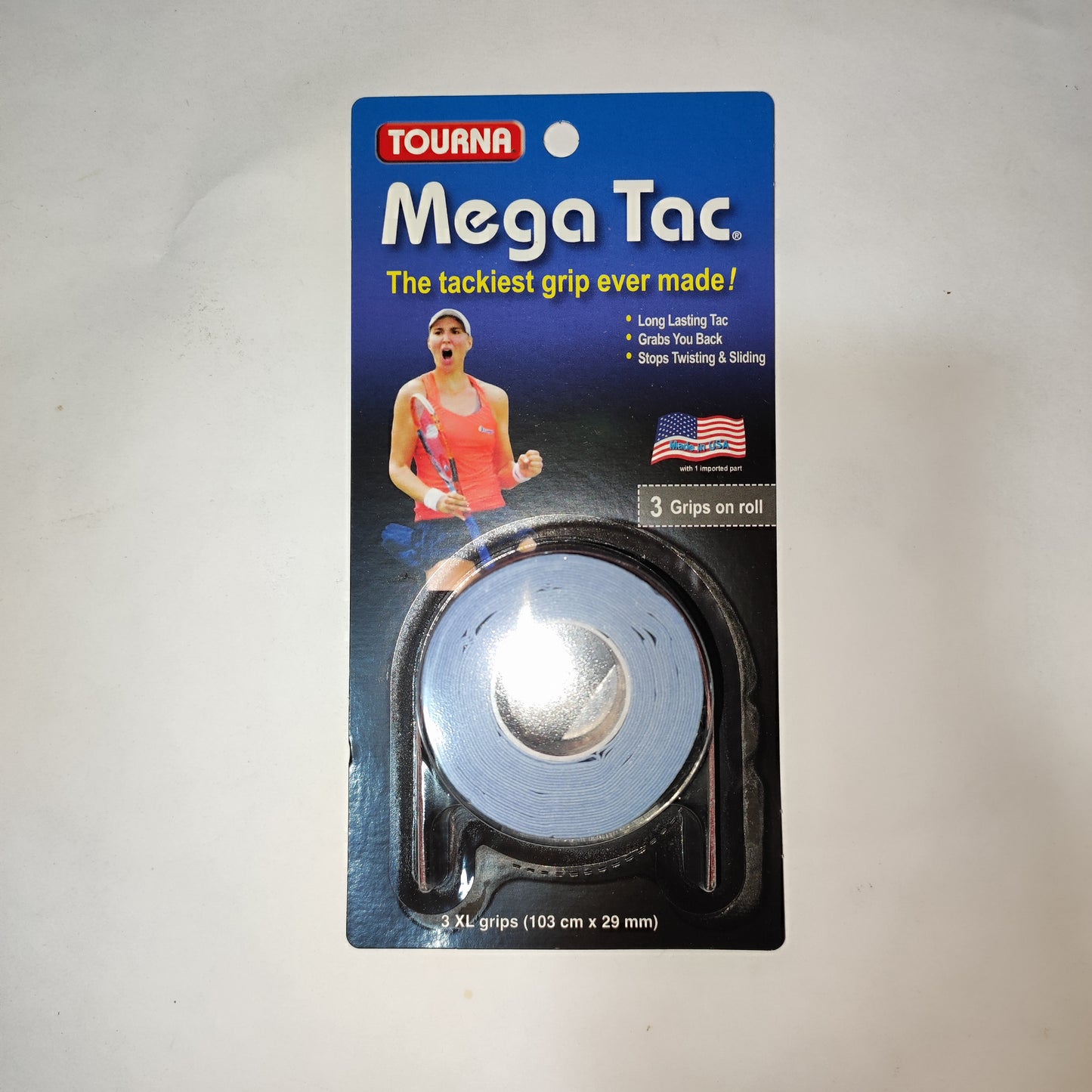 Tourna Mega Tac 3 Pack Blue