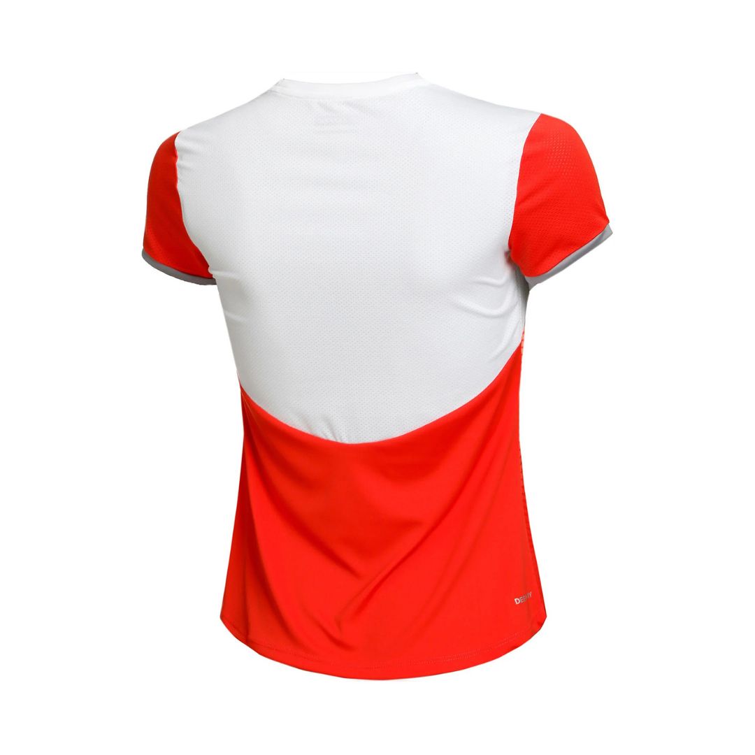 Lotto Girls Top Ten IV Tee 2 (Red Poppy) (L)