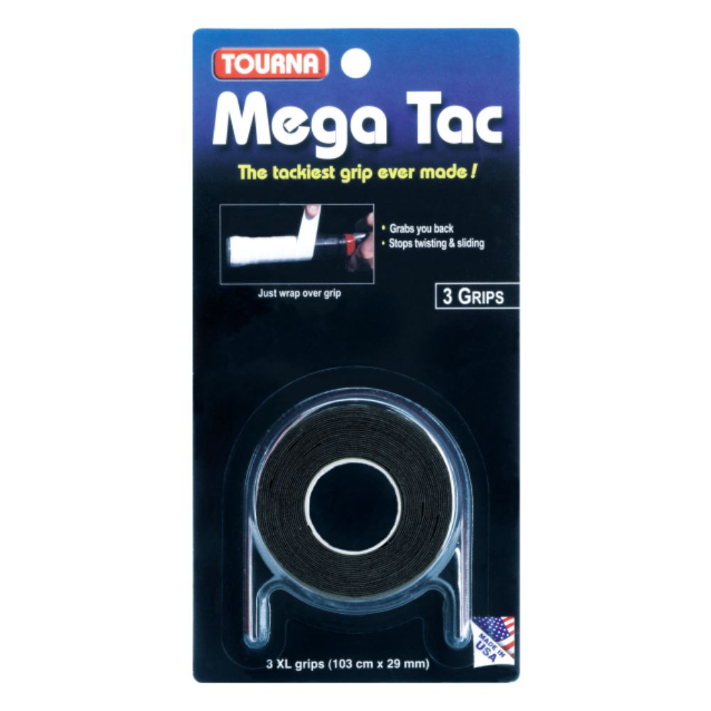 Tourna Mega TAC Tennis Black x3