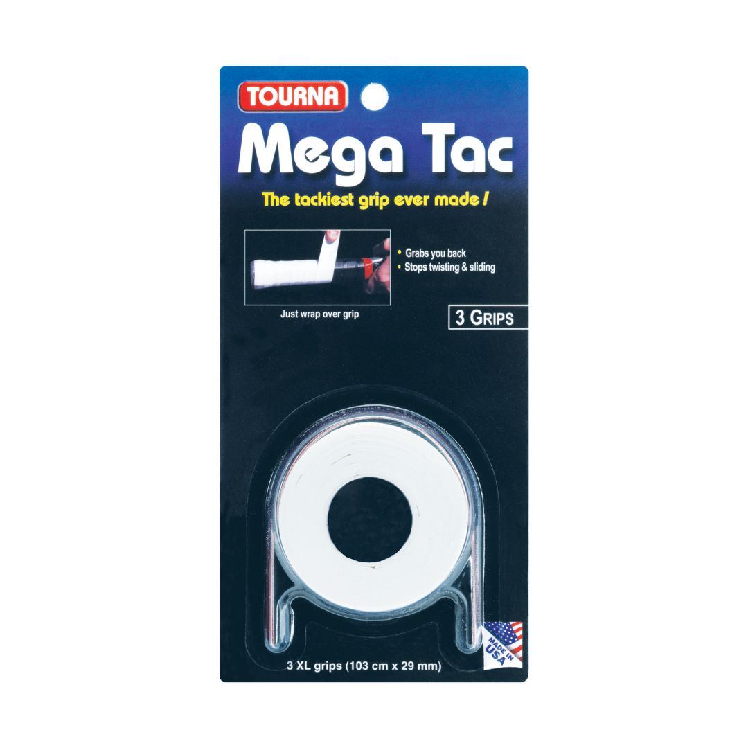 Tourna Mega Tac 3 Pack White