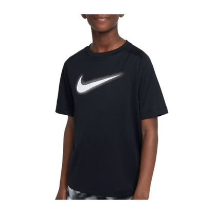 Nike Dri-FIT Graphic Training Boys' Top Black