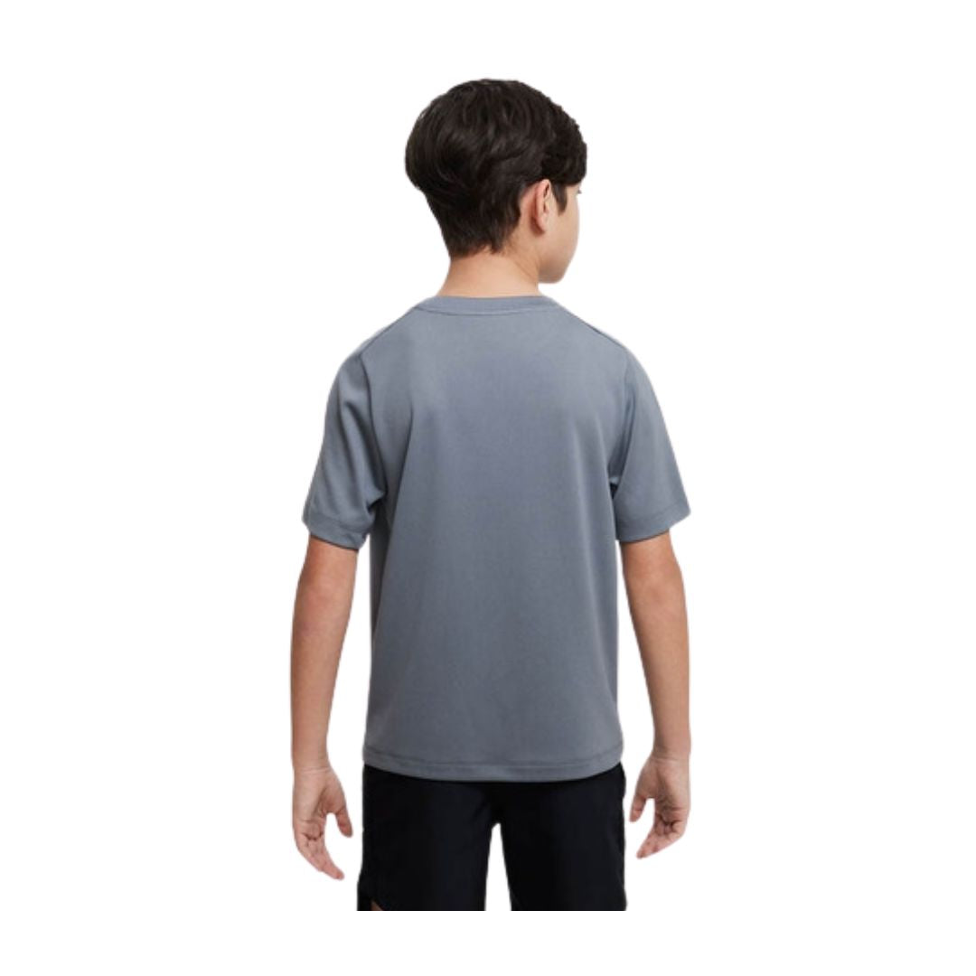 Nike Dri-FIT Graphic Training Boys' Top Grey