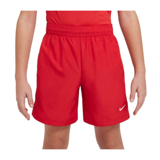 Nike Dri Fit Multi + Boys' Tennis Short Red