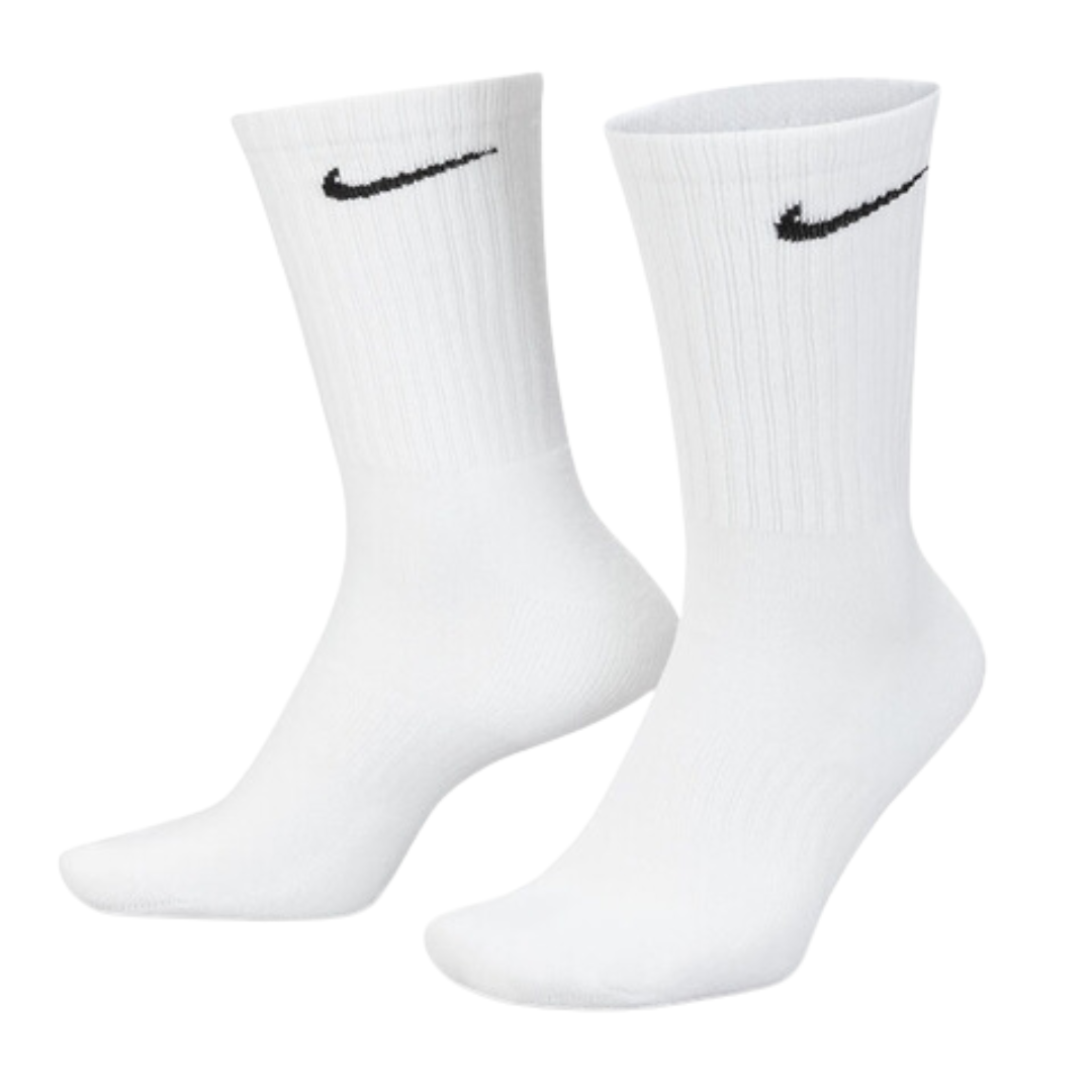 Nike Everyday Cushioned 6 Pack Crew Junior White