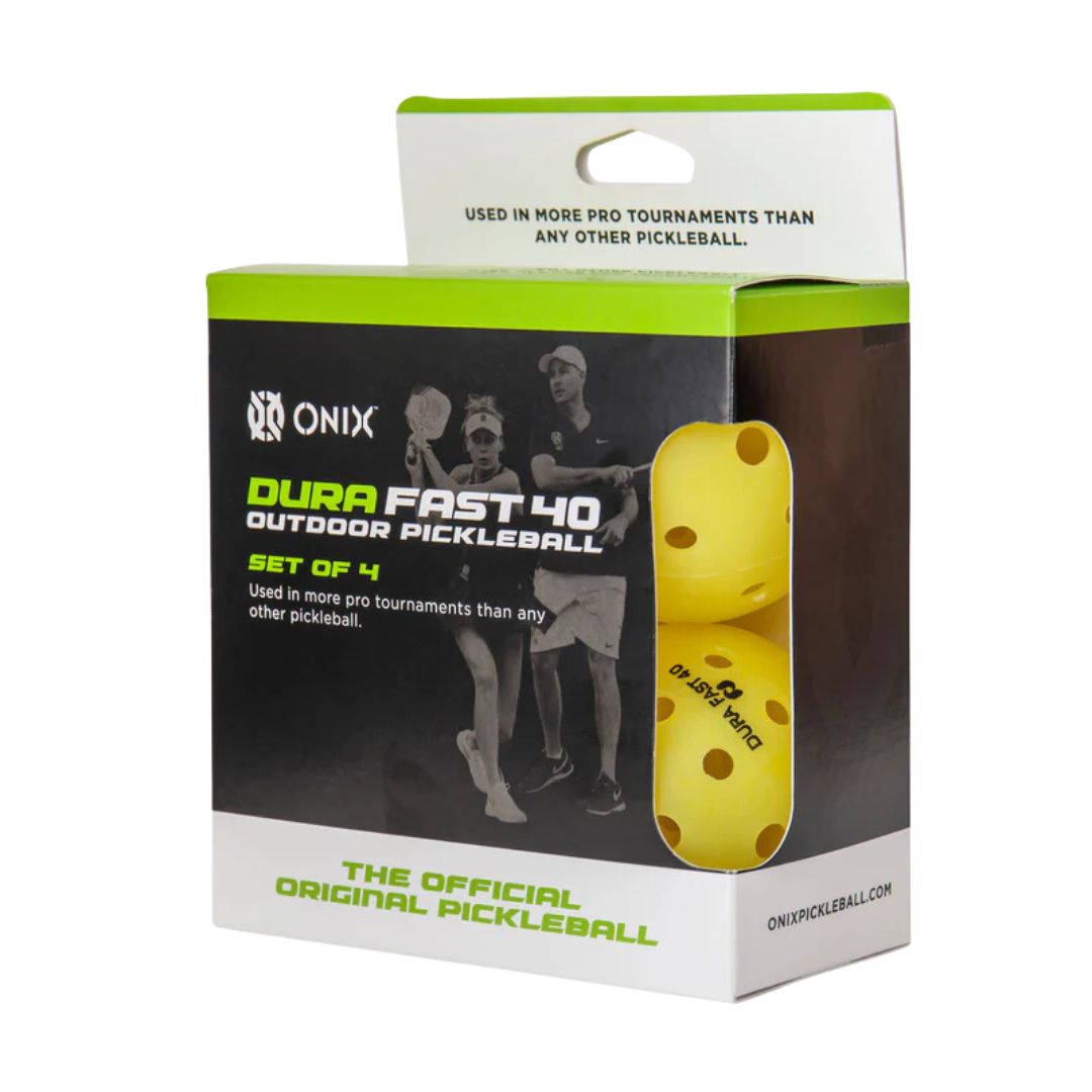 Onix Durafast 40 Pickleball Outdoor x4 Yellow