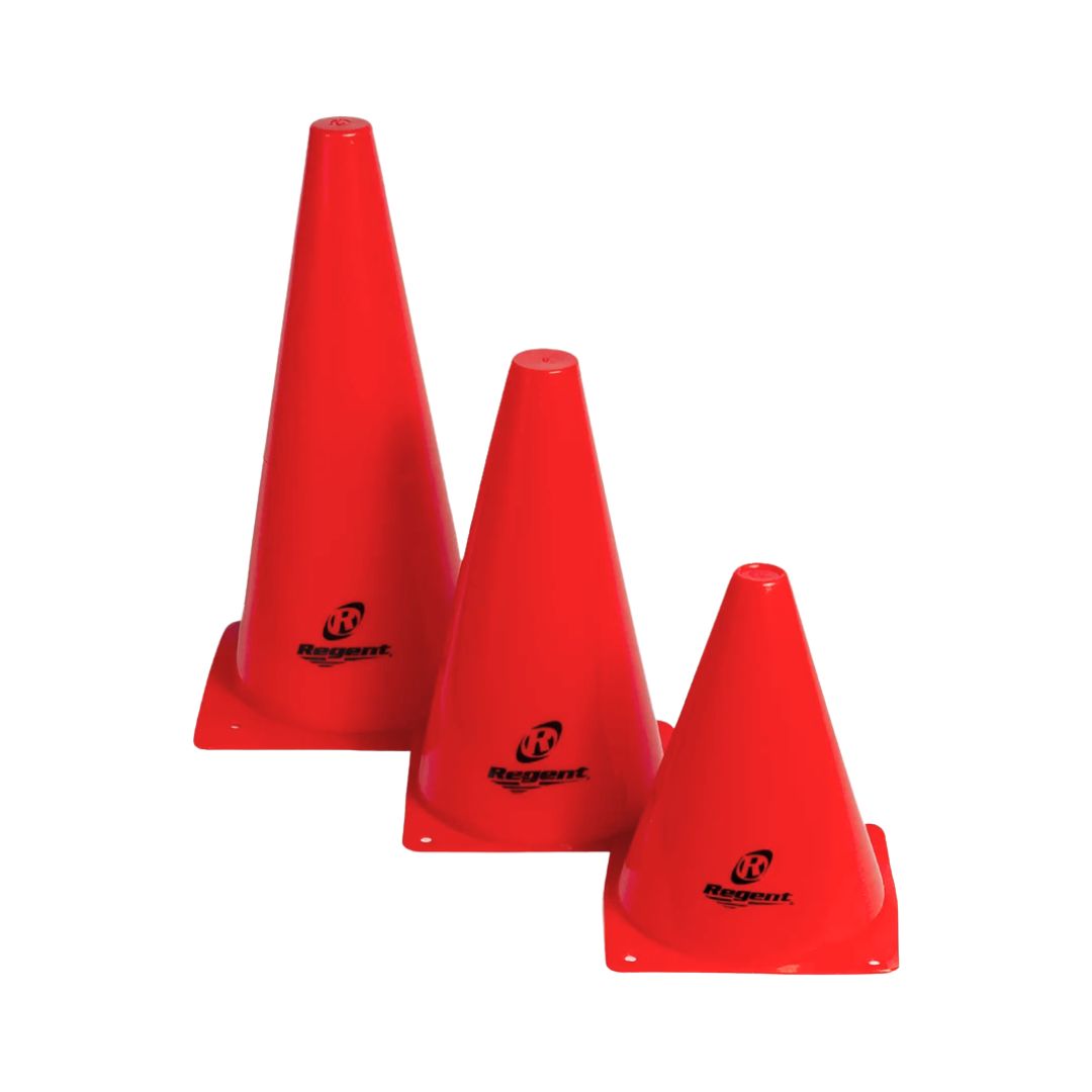 Regent Cono Plástico 12" Rojo