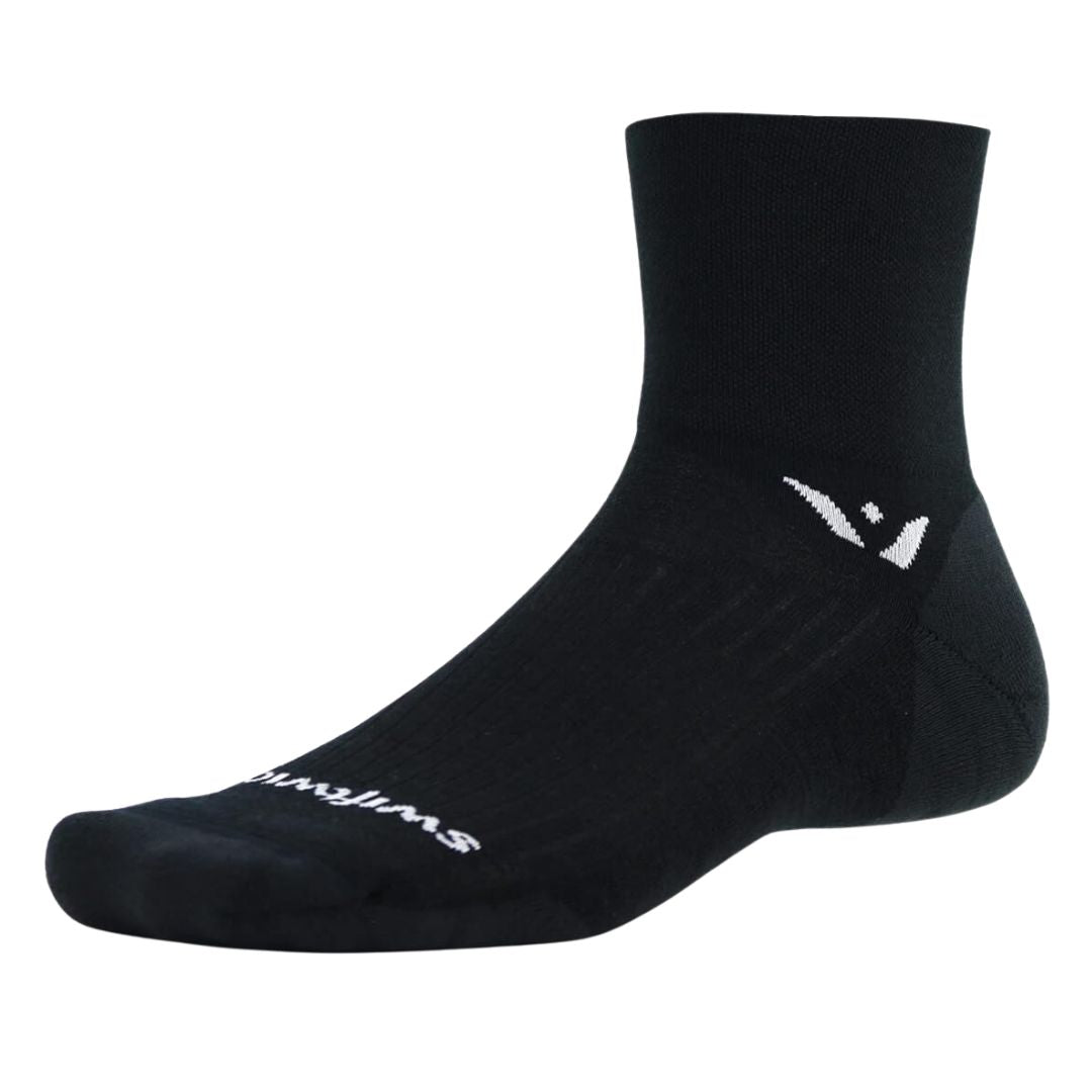 Swiftwick Aspire Four Crew Black