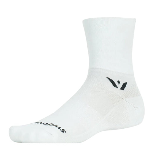 Swiftwick Aspire Four Crew White