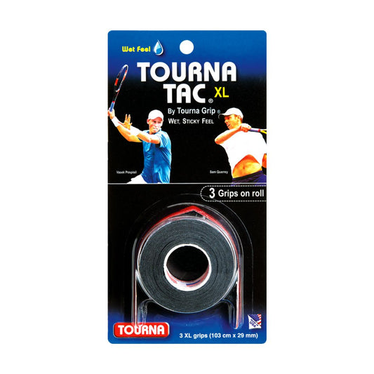 Tourna Tac XL 3 Pack Black