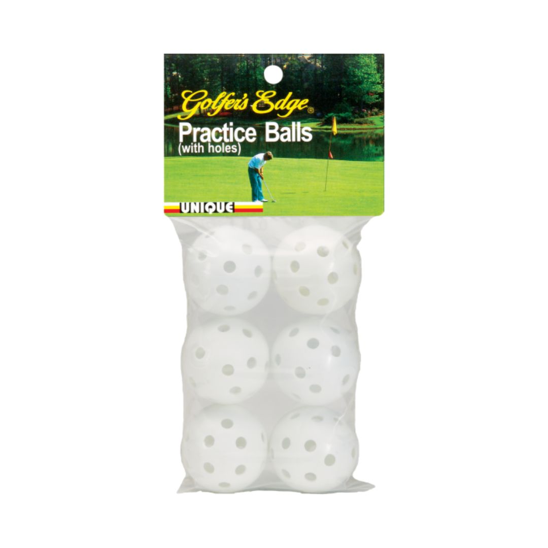 Tourna Golf Practice Balls with holes