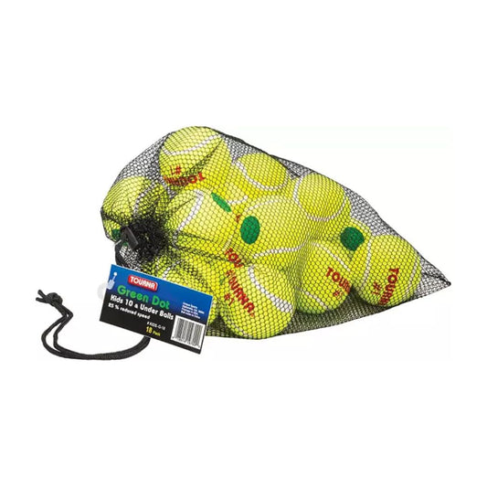 Tourna Stage 1 Green Dot Tennis Ball x18