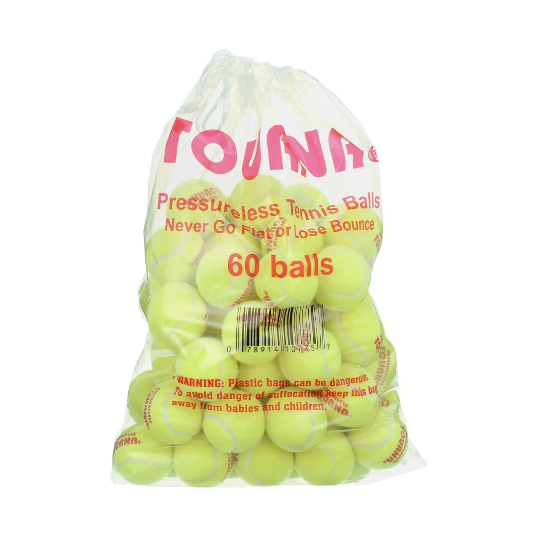 Tourna Pressureless Tennis Balls x60