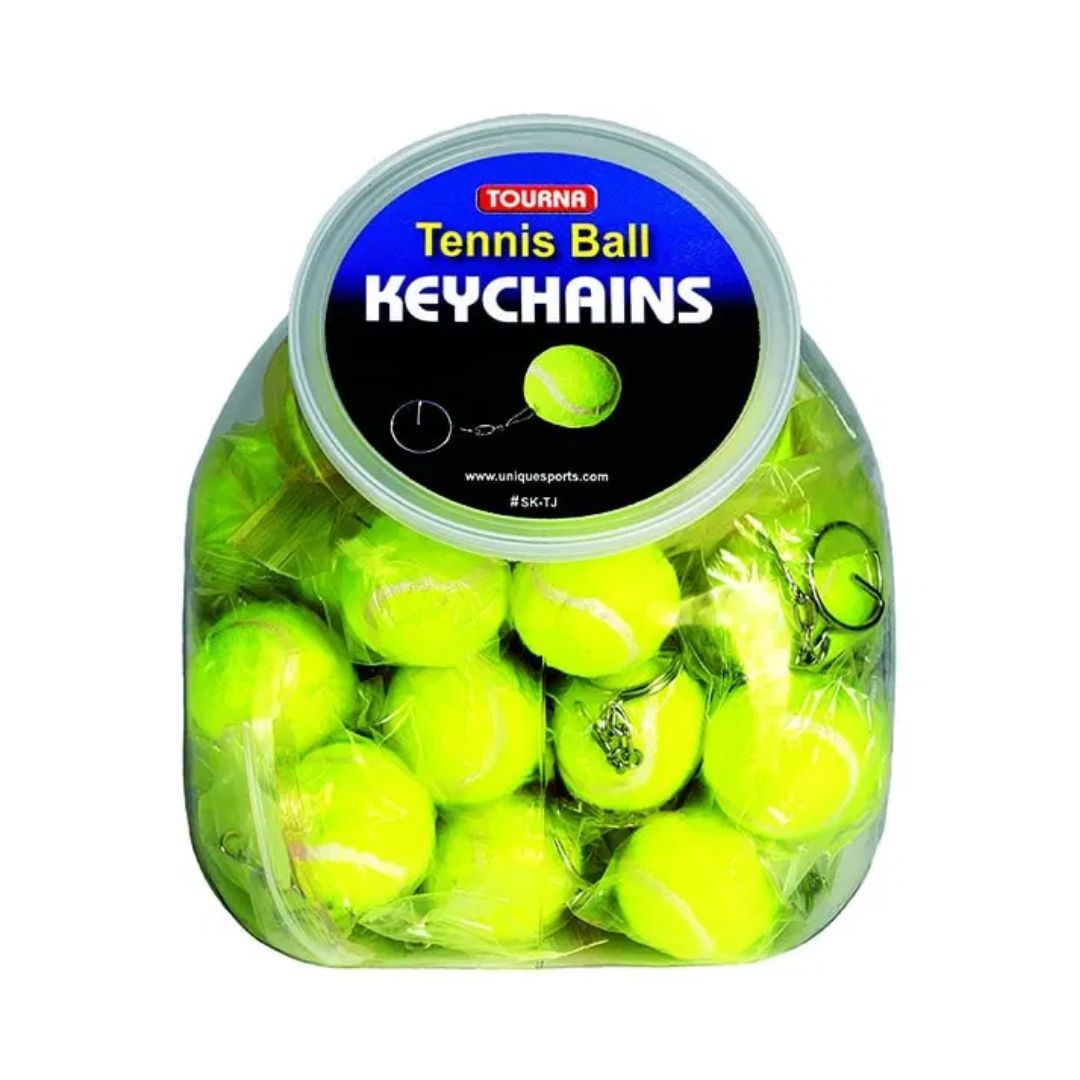 Tourna Tennis Balls Keychain Jar 36pk