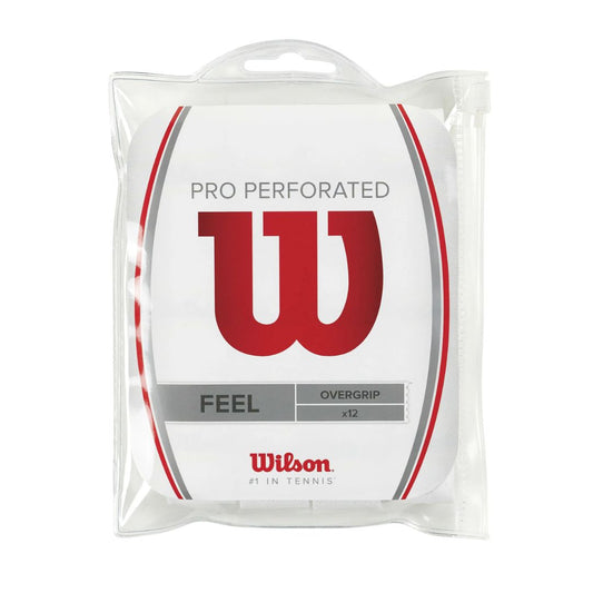 Wilson Pro Overgrip perforated x12 white