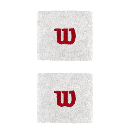 Wilson Wristbands White
