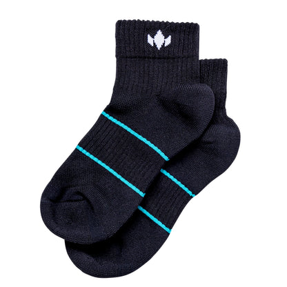 Diadem Quarter Socks Black