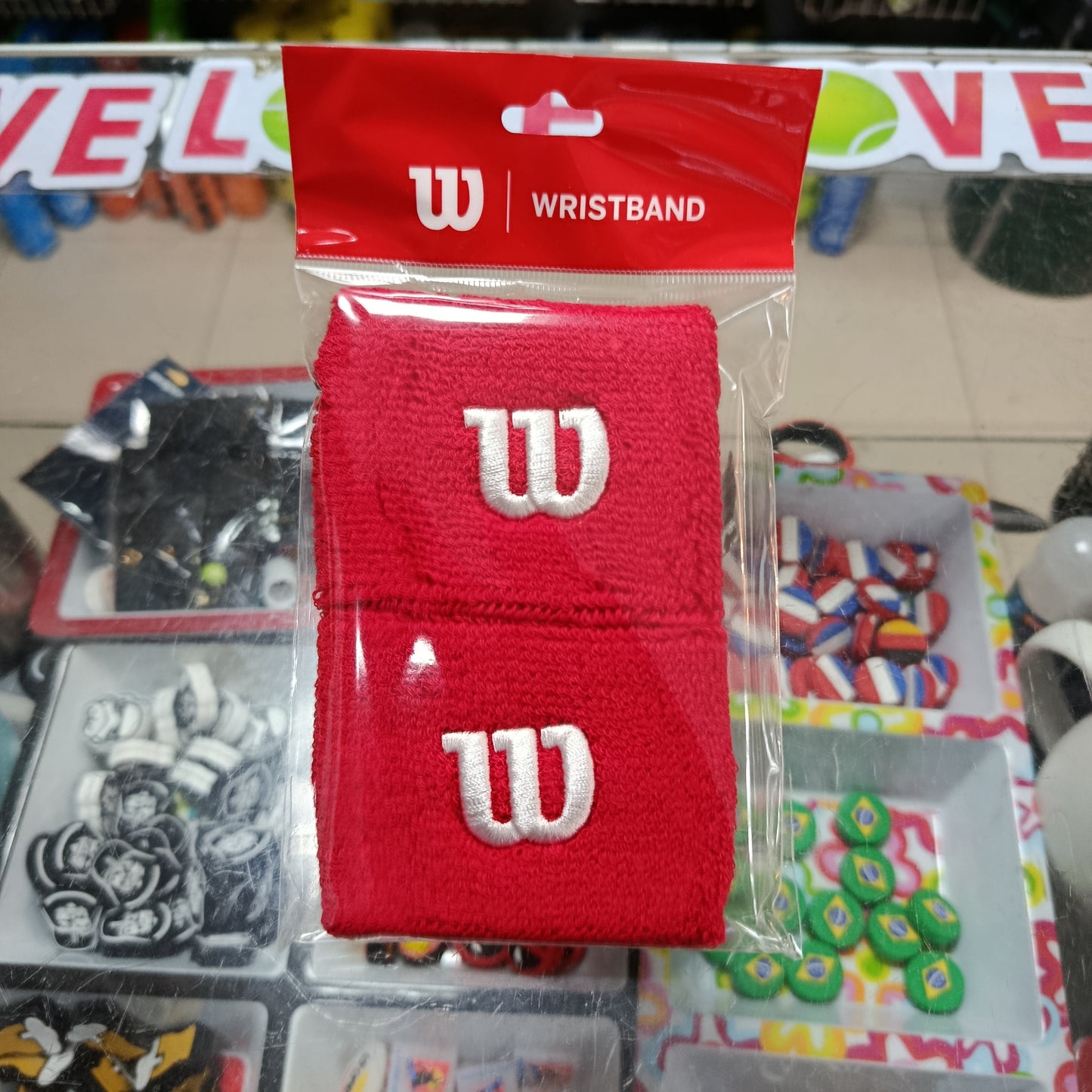 Wilson Wristbands Red