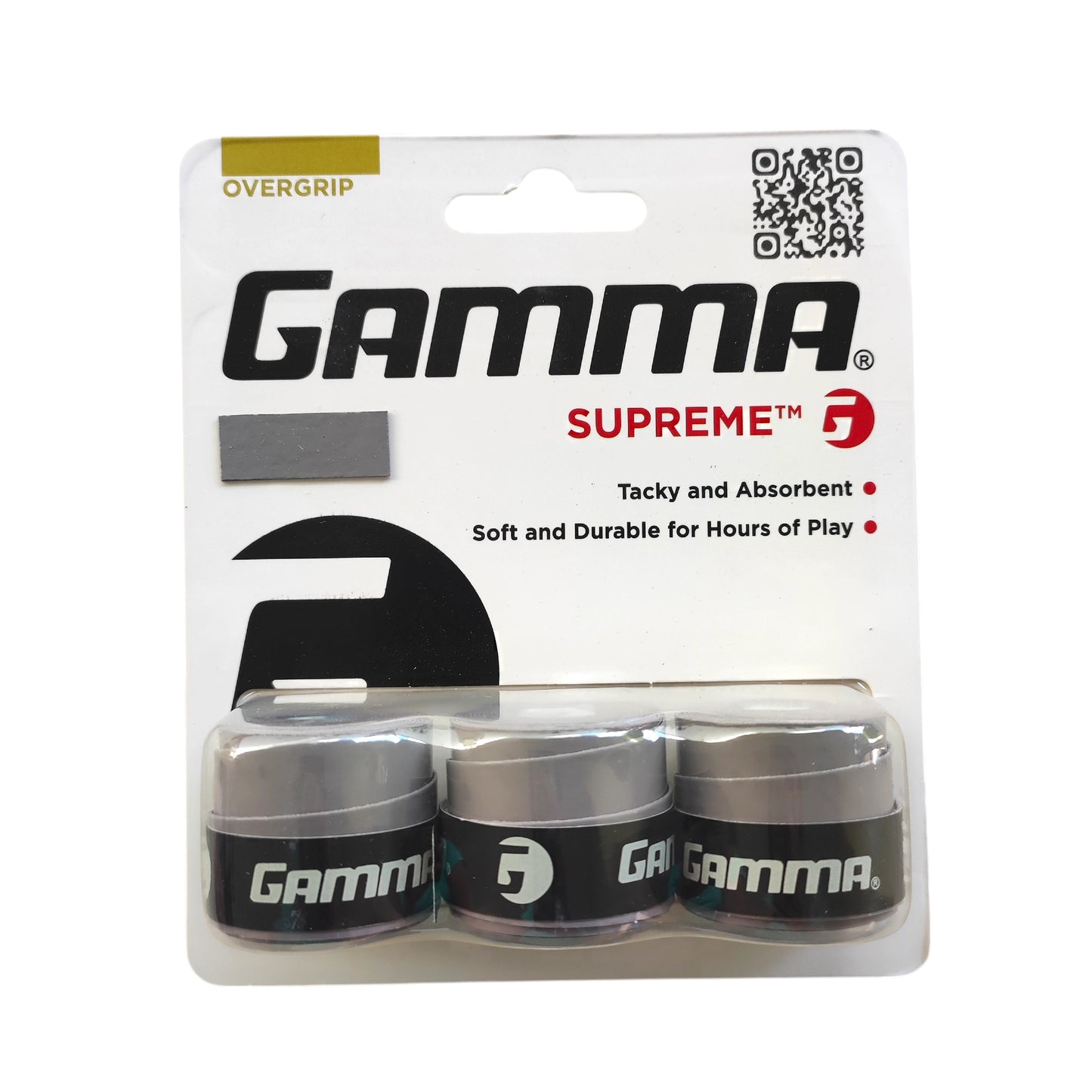 Gamma Supreme overgrip Gray