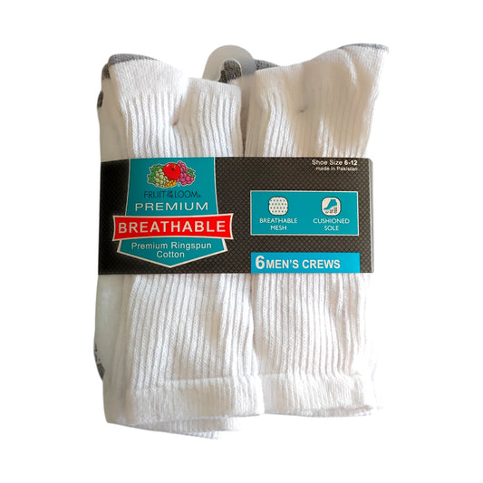 FOTL Medias Caballero Breathable Crew x6