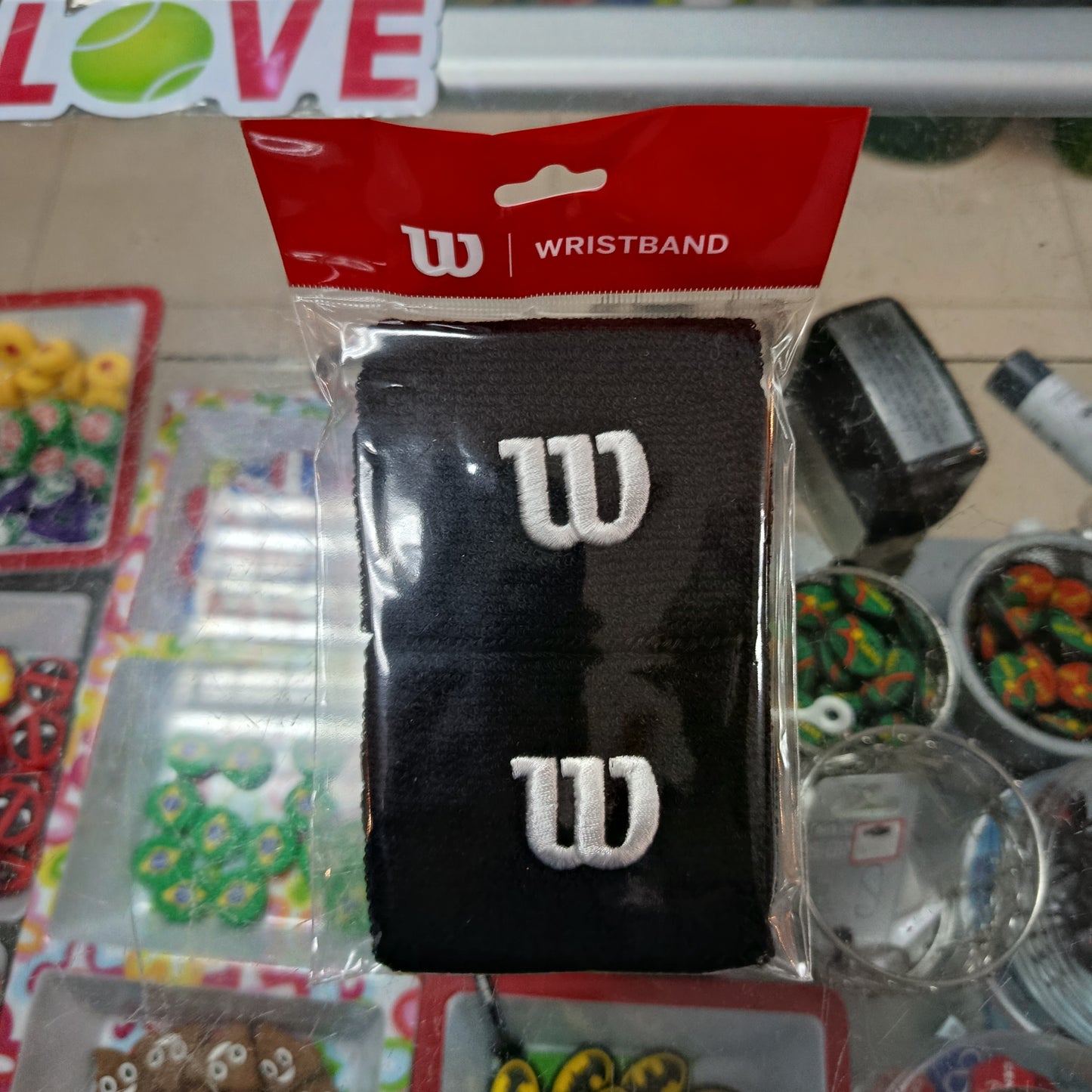 Wilson Wristbands Black