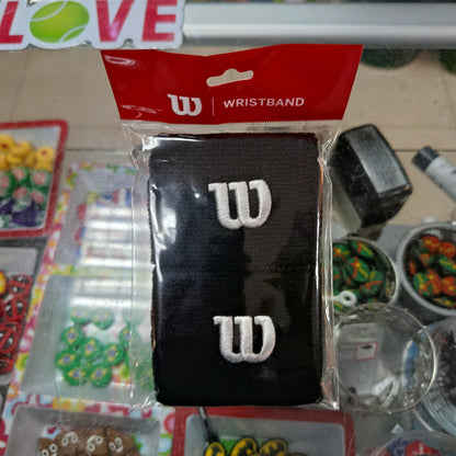 Wilson Wristbands Black