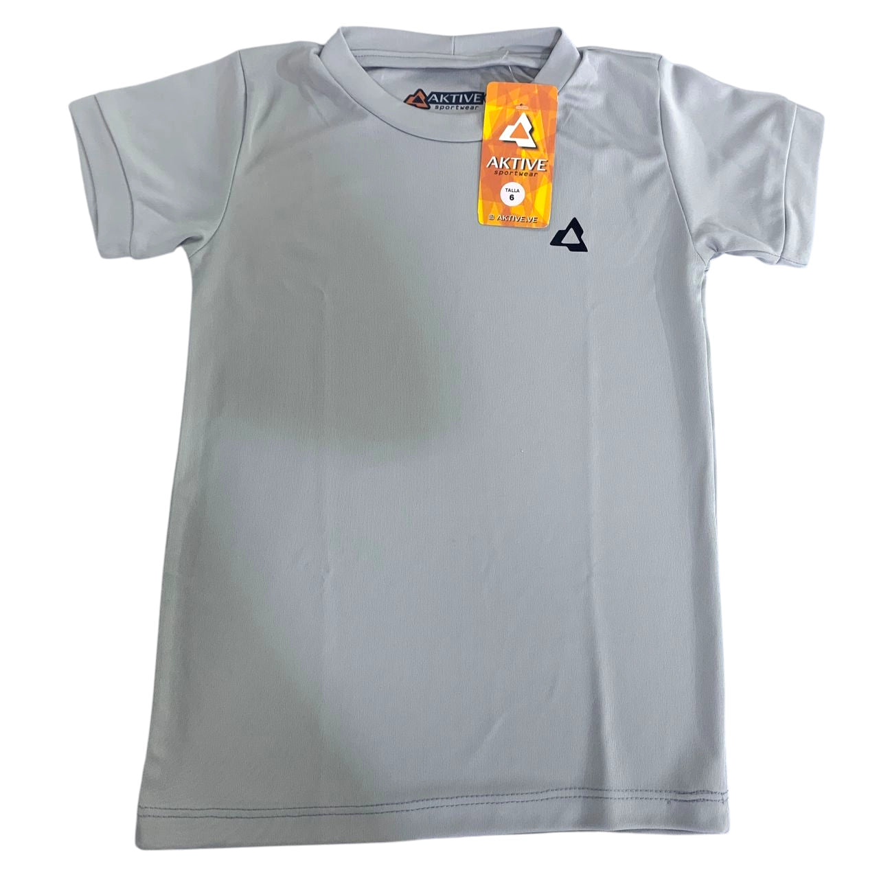 Aktive Franela Niño Gris Claro