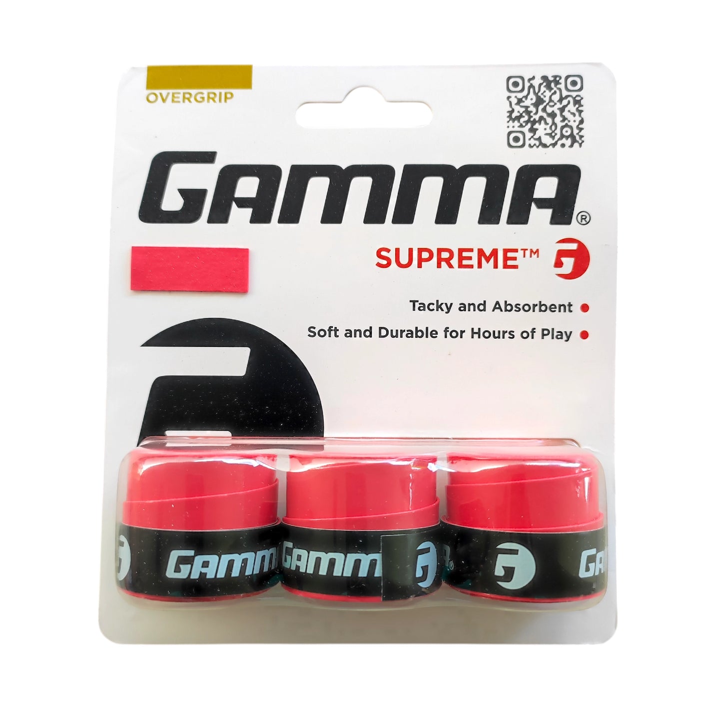 Gamma Supreme overgrip Red