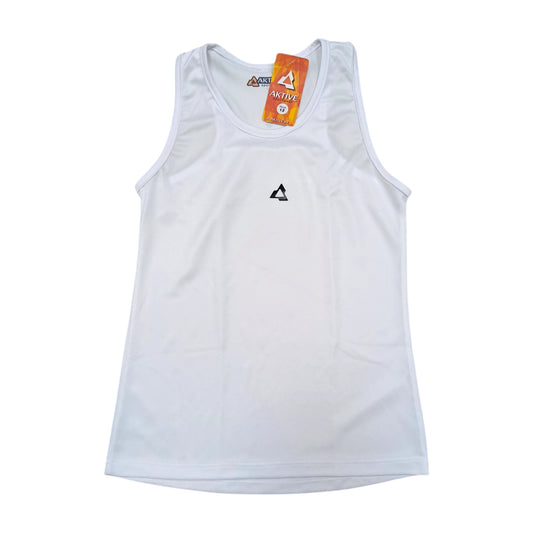 Aktive Camiseta Niña Blanca